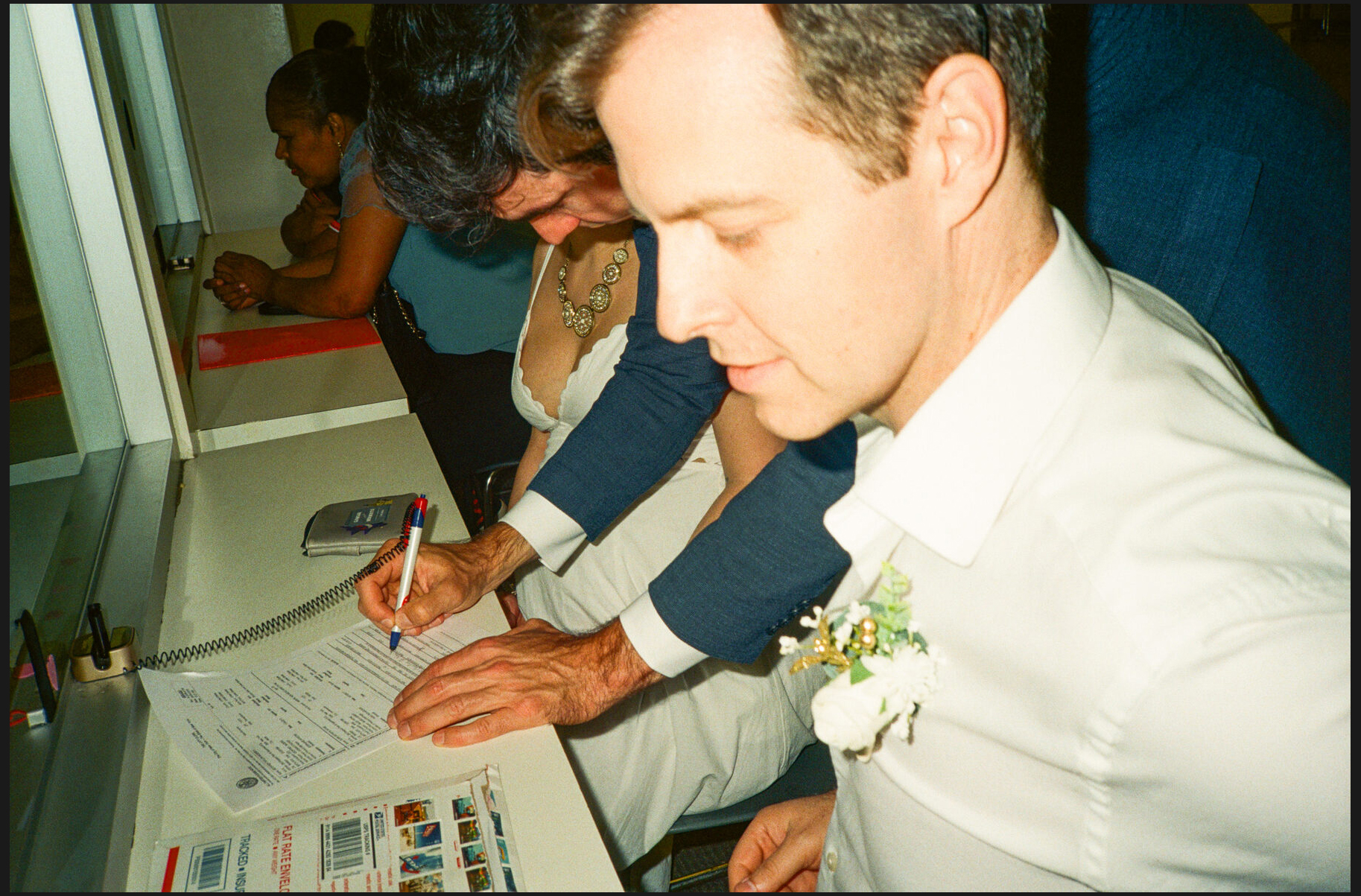 NYC City Hall elopement, captured on film by Lana Dubkova, favorite photo