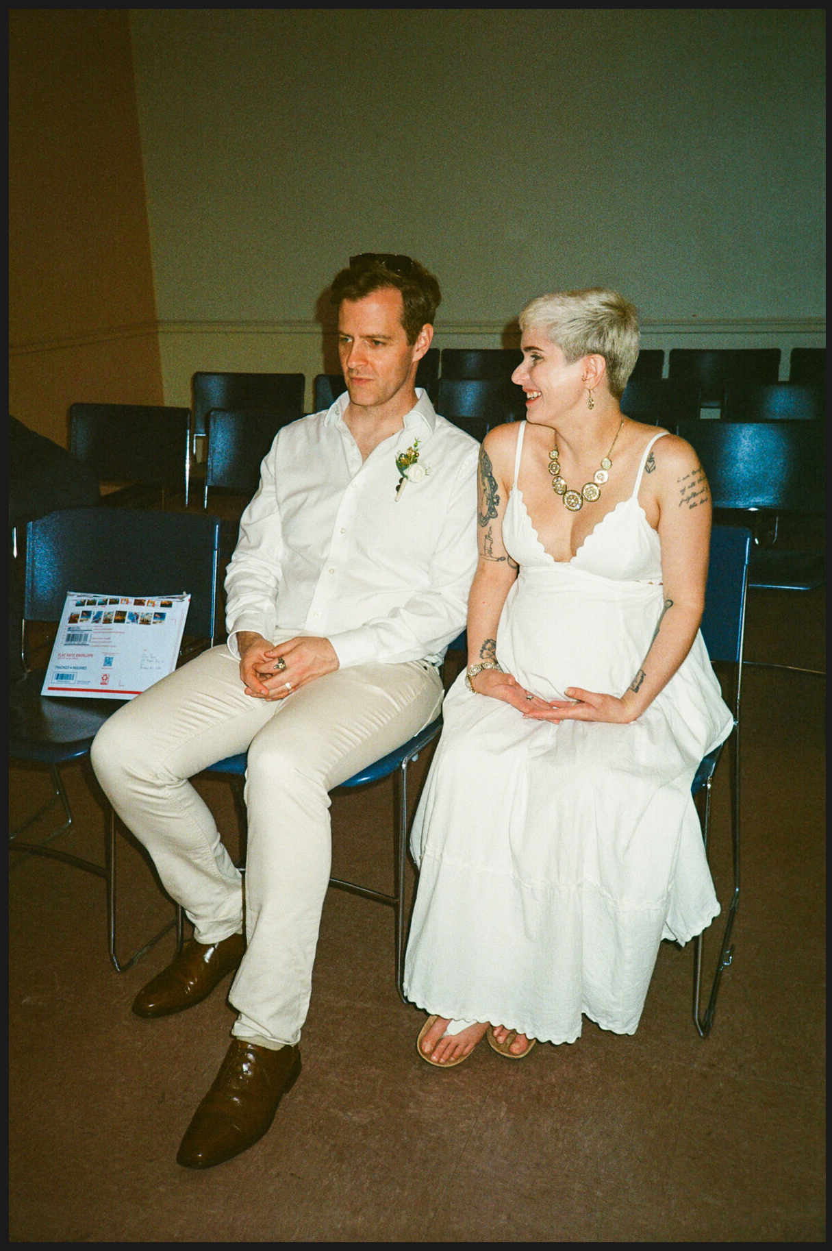 NYC City Hall elopement, captured on film by Lana Dubkova, photo 11