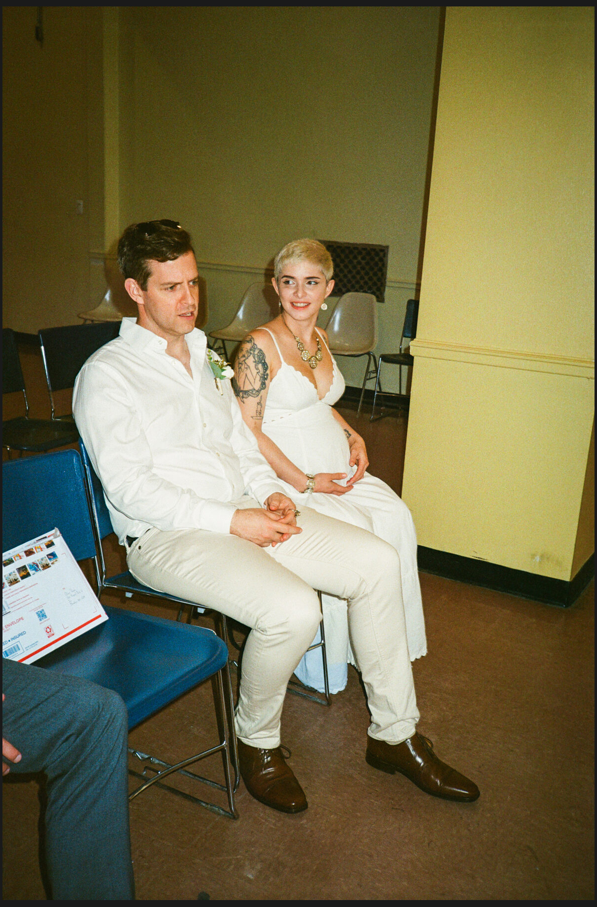 NYC City Hall elopement, captured on film by Lana Dubkova, photo 13