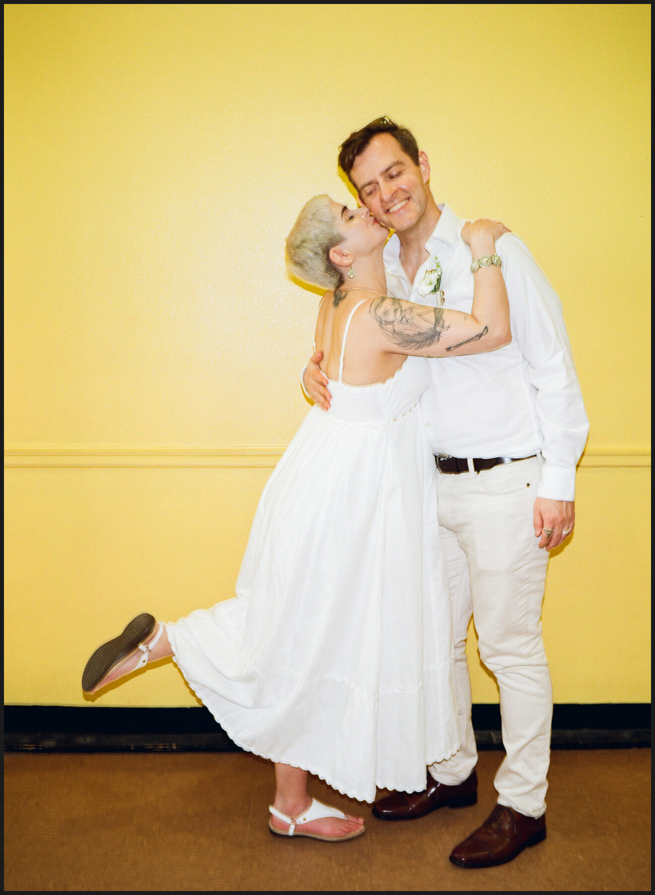NYC City Hall elopement, captured on film by Lana Dubkova, photo 18