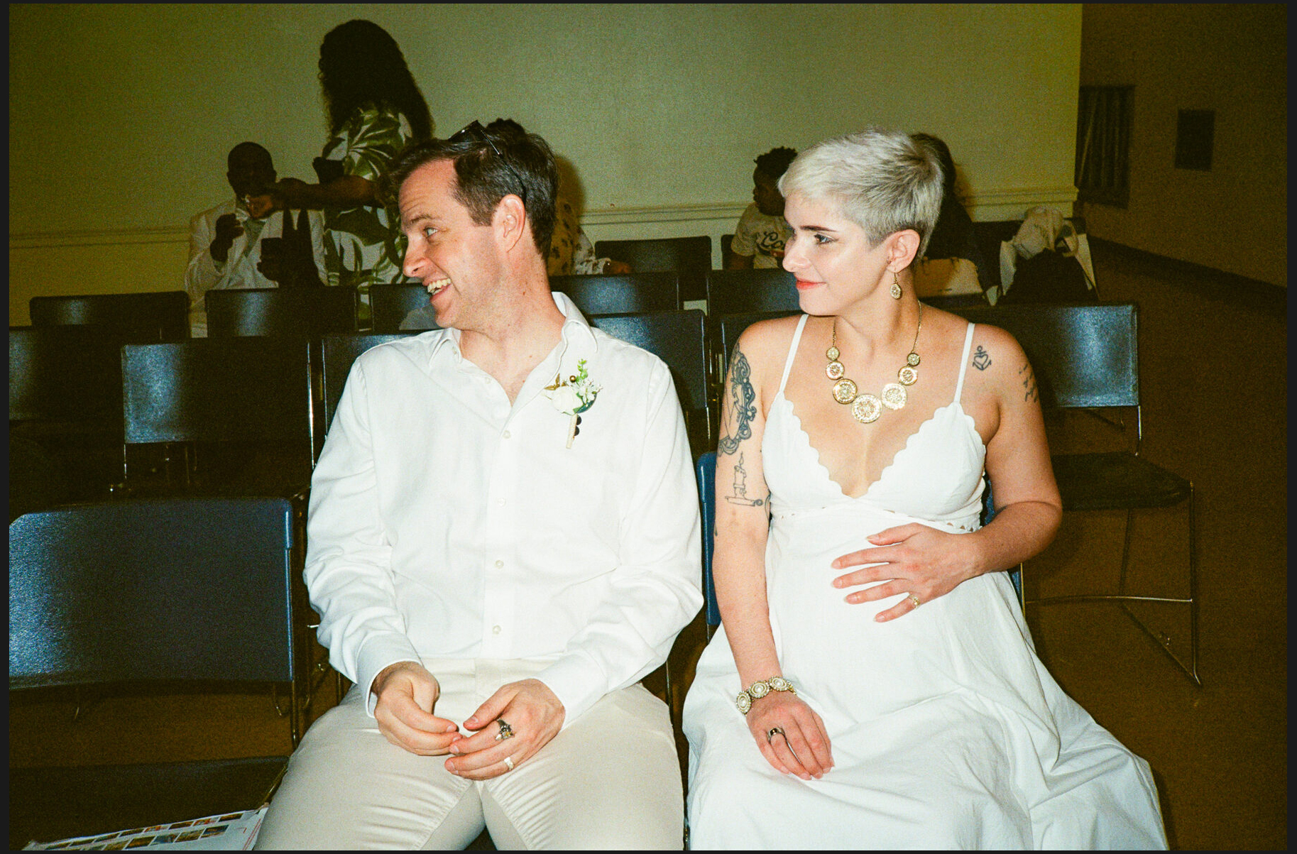 NYC City Hall elopement, captured on film by Lana Dubkova, photo 22