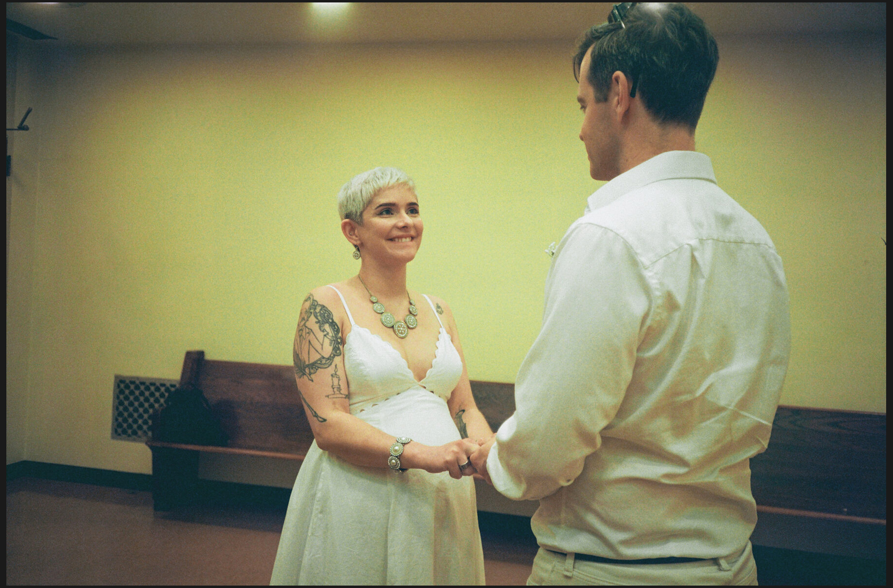 NYC City Hall elopement, captured on film by Lana Dubkova, photo 24