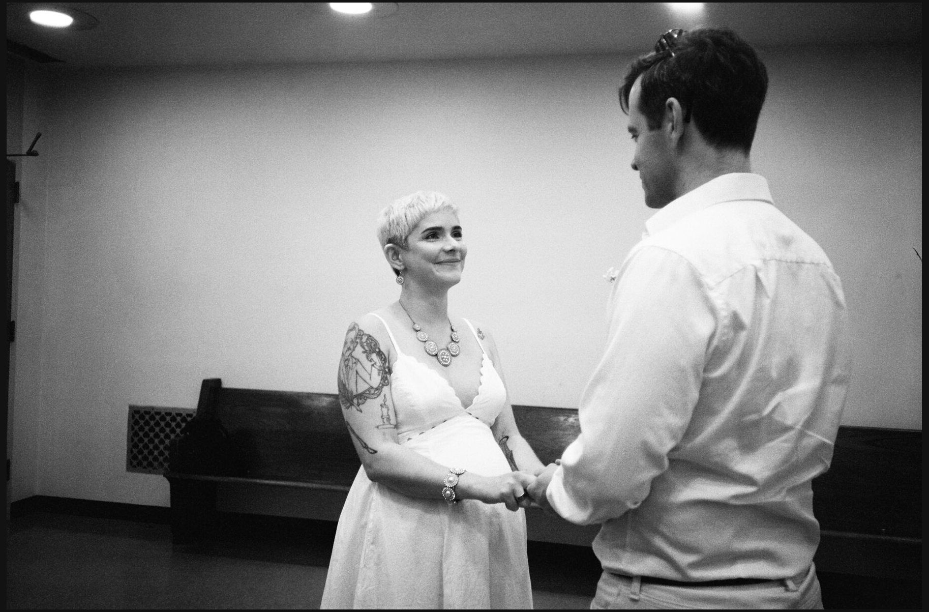 NYC City Hall elopement, captured on film by Lana Dubkova, photo 25