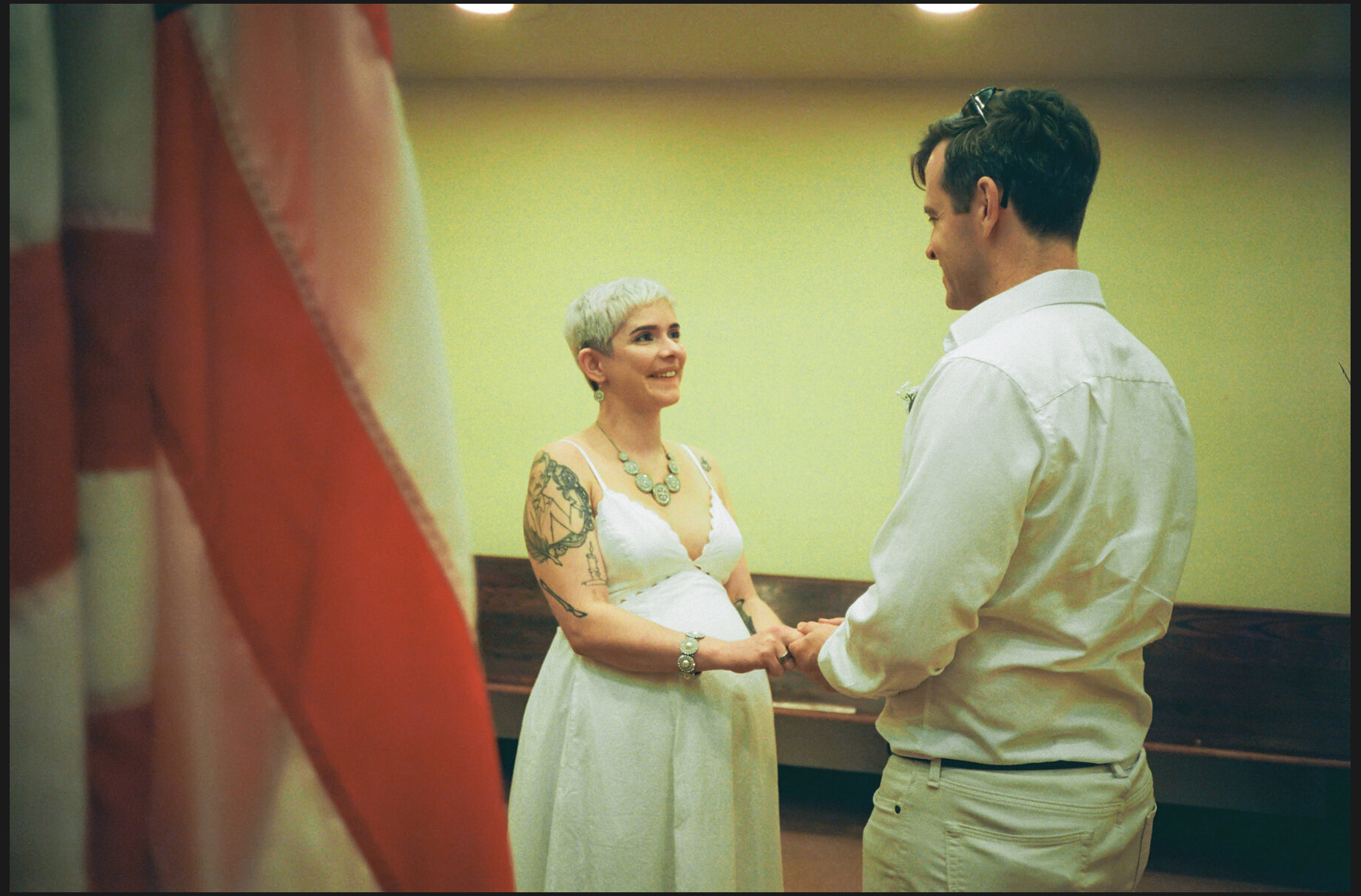 NYC City Hall elopement, captured on film by Lana Dubkova, photo 26