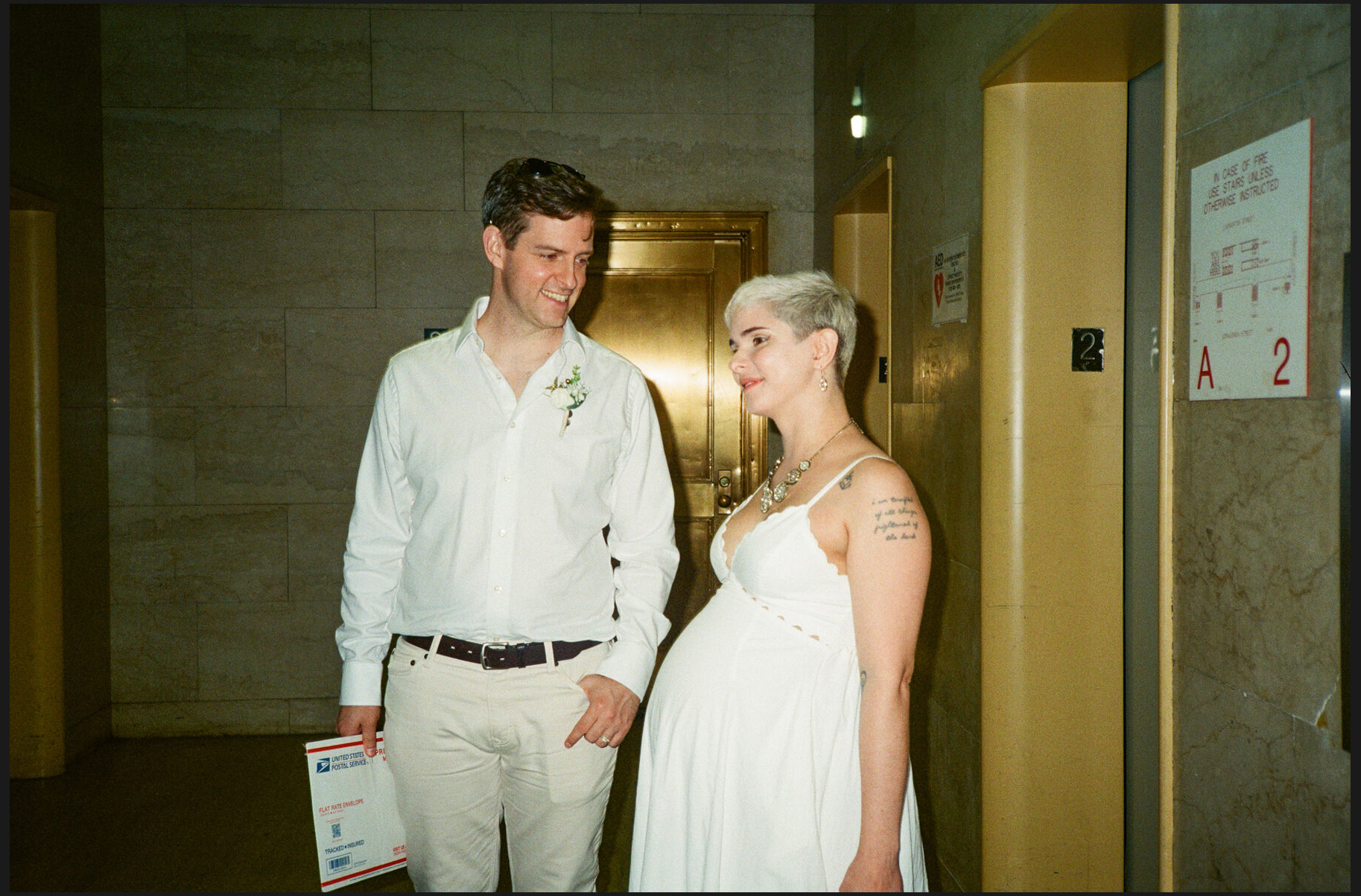 NYC City Hall elopement, captured on film by Lana Dubkova, photo 28