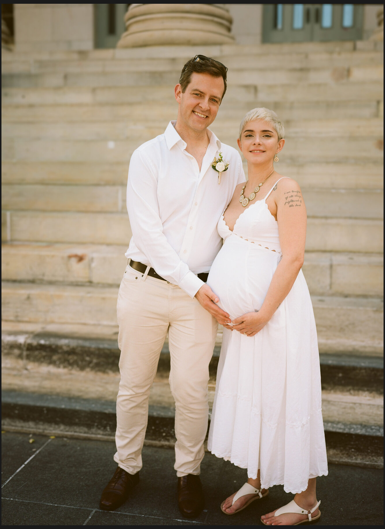 NYC City Hall elopement, captured on film by Lana Dubkova, photo 34