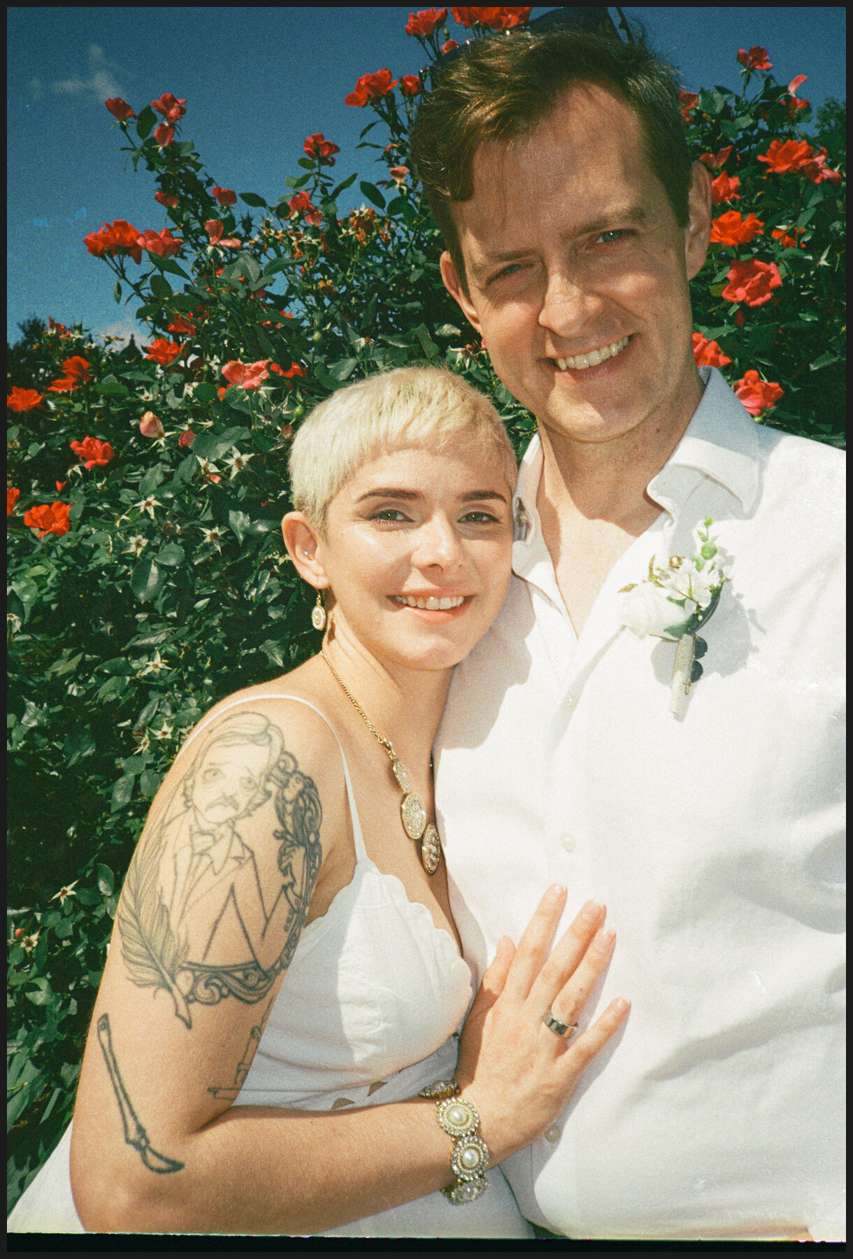 NYC City Hall elopement, captured on film by Lana Dubkova, favorite photo