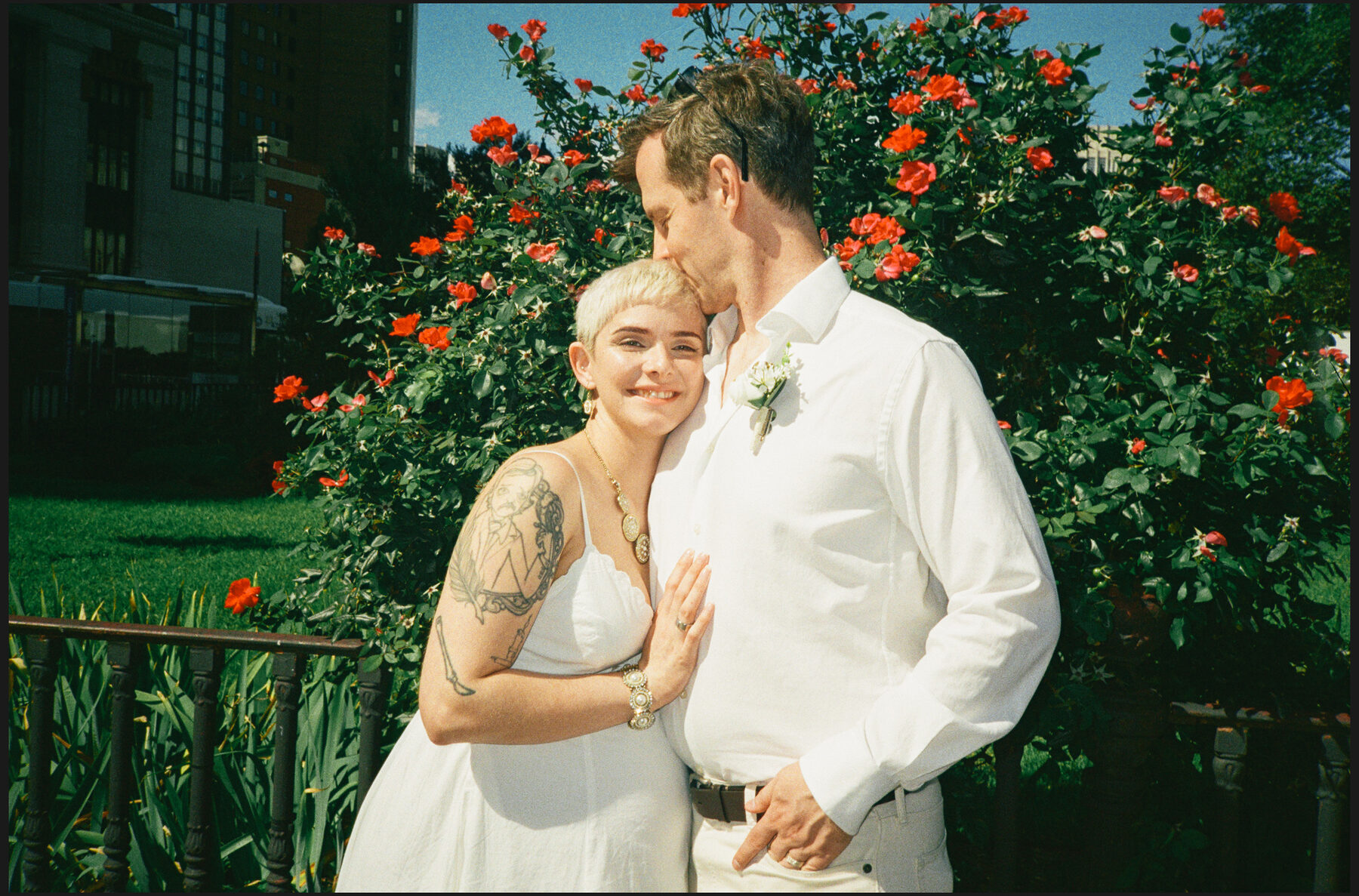 NYC City Hall elopement, captured on film by Lana Dubkova, photo 43